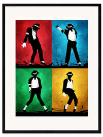 Framed art print Michael Jackson Silhouettes - Nikita Abakumov