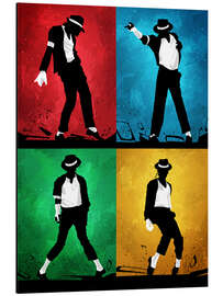 Magnettafel Michael Jackson Silhouetten