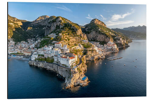 Tableau en aluminium Amalfi Coast aerial view