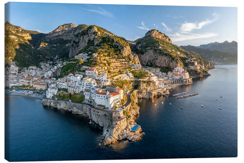 Canvas print Amalfi Coast aerial view