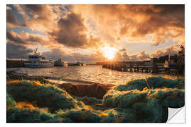 Naklejka na ścianę Harbor - Sassnitz on Rügen