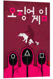 Magnettafel Squid Game - Korea