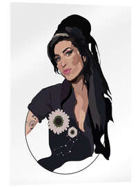 Acrylglasbild Amy Winehouse II