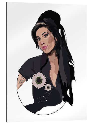 Quadro em plexi-alumínio Amy Winehouse II