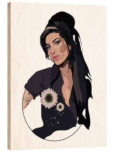 Holzbild Amy Winehouse II