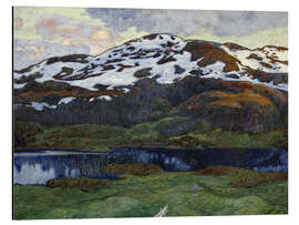 Magnettafel Ein Sommerabend bei Kallsjön