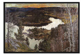 Gerahmter Kunstdruck Herbst, Nordingra