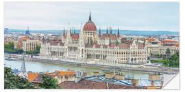 Wall sticker Hungarian Parliament from the roofs