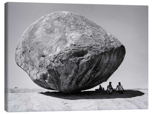 Tableau sur toile Family - Rock in the surf