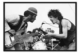 Gerahmter Kunstdruck Santana in Woodstock