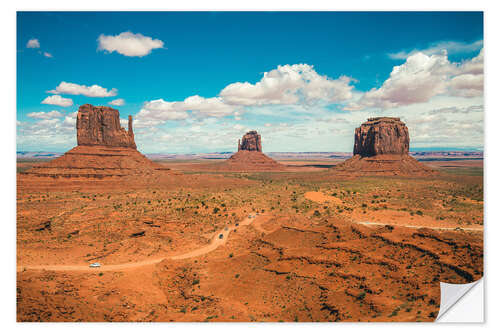 Sticker mural Monument Valley I