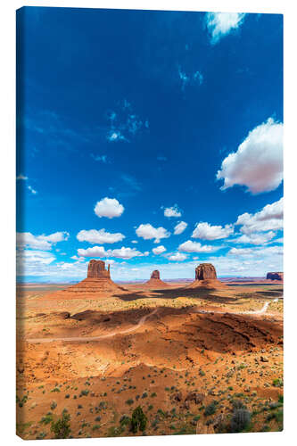 Canvas-taulu Blue sky over Monument Valley III