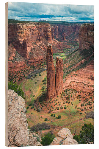 Quadro de madeira Spider Rock, Canyon De Chelly