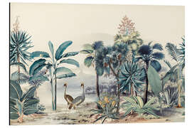 Magnettafel Paradiesinselkraniche