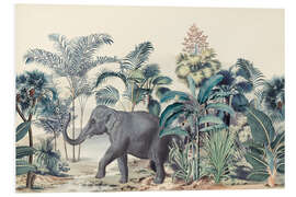 Foam board print Paradise Island Elephant