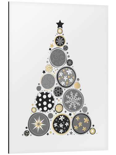 Cuadro de aluminio Christmas tree