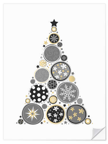 Wall sticker Christmas tree