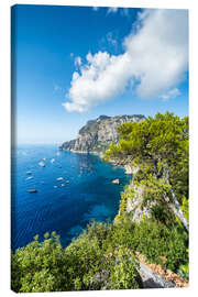 Canvastavla Summer on the island of Capri