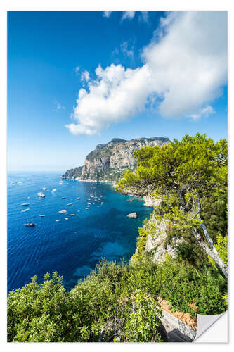 Wall sticker Summer on the island of Capri