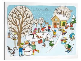 Gallery Print Wimmelbild Winter