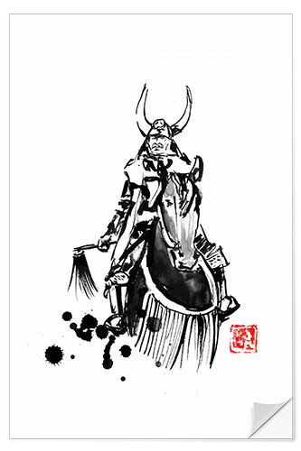Sticker mural Shogun riding
