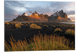 Gallery print Beautiful sunrise at Vestrahorn in Iceland