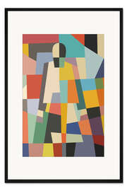 Gerahmter Kunstdruck Geheimnisvolle Frau