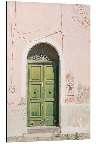 Cuadro de aluminio Italian green door