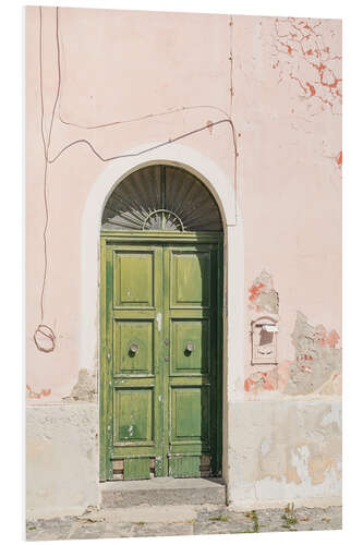 PVC-tavla Italian green door