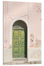 Cuadro de plexi-alu Italian green door