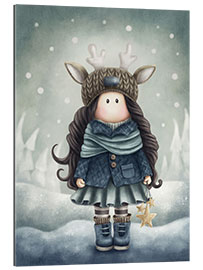 Gallery print Cute winter girl