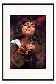 Gerahmter Kunstdruck Mia Wallace II