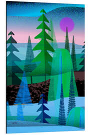 Magnettafel Kiefernwald