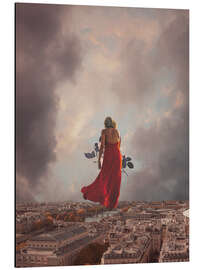 Magnettafel Ich trage meine Städte, wohin ich auch gehe