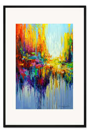 Gerahmter Kunstdruck Positive Stimmung