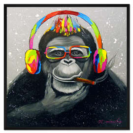 Gerahmter Kunstdruck Liebhaber von Punkmusik