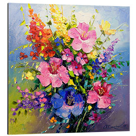 Obraz na aluminium Summer bouquet of flowers