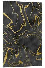 Stampa su PVC Delicate streams of gold