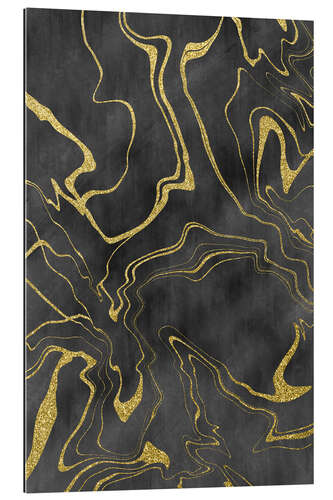 Gallery print Delicate streams of gold