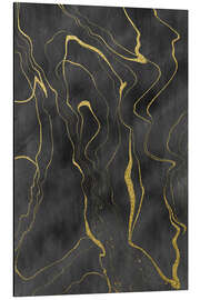 Magnettafel Sanfte goldene Ströme