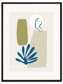 Gerahmter Kunstdruck Jardin