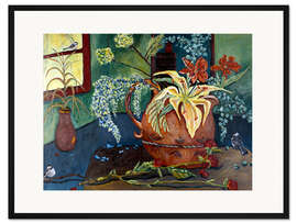 Gerahmter Kunstdruck Herbstliches Stillleben