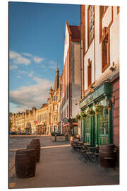 Aluminium print Traditional pub on the shore in Leith, Edinburgh, Scotland