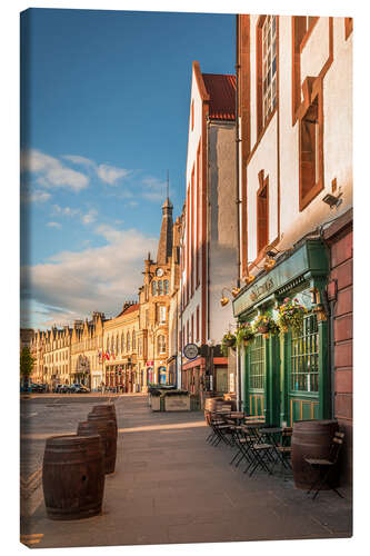 Leinwandbild Traditionelles Pub am Shore in Leith, Edinburgh, Schottland