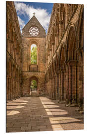 Magnettafel Ruine des  Klosters Jedburgh Abbey, Schottland