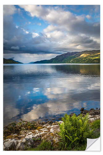 Muursticker Loch Ness at Fort Augustus, Scotland