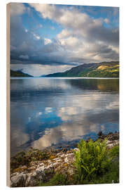 Holzbild Loch Ness bei Fort Augustus, Schottland