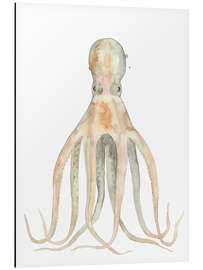 Aluminium print Octopus