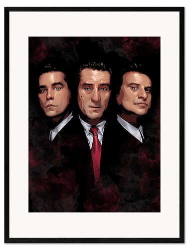 Impressão artística com moldura Goodfellas