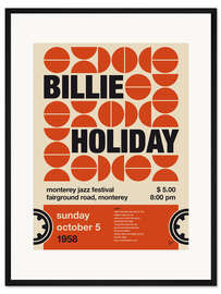 Gerahmter Kunstdruck Billie Holiday Concert